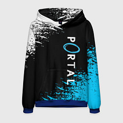 Толстовка-худи мужская PORTAL, цвет: 3D-синий