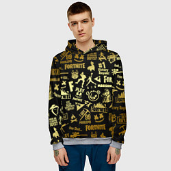 Толстовка-худи мужская FORTNITE, цвет: 3D-меланж — фото 2