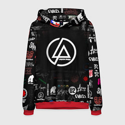 Толстовка-худи мужская LINKIN PARK, цвет: 3D-красный