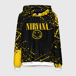 Толстовка-худи мужская NIRVANA, цвет: 3D-белый