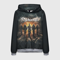 Толстовка-худи мужская Sabaton Band, цвет: 3D-меланж