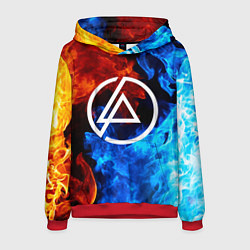 Толстовка-худи мужская LINKIN PARK, цвет: 3D-красный