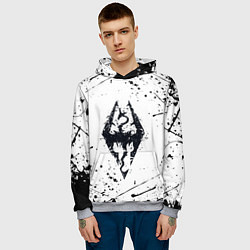 Толстовка-худи мужская THE ELDER SCROLLS, цвет: 3D-меланж — фото 2