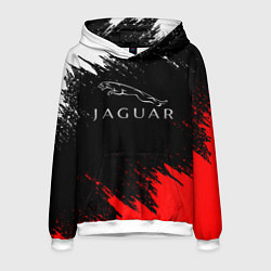 Толстовка-худи мужская Jaguar, цвет: 3D-белый