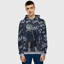 Толстовка-худи мужская UNDERTALE, цвет: 3D-меланж — фото 2