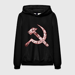 Толстовка-худи мужская Anime USSR, цвет: 3D-черный