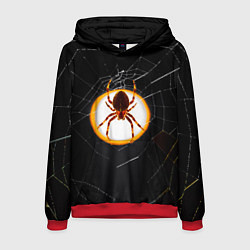 Толстовка-худи мужская Spider, цвет: 3D-красный