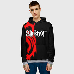 Толстовка-худи мужская Slipknot 7, цвет: 3D-меланж — фото 2