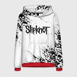 Толстовка-худи мужская SLIPKNOT, цвет: 3D-красный