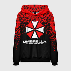 Толстовка-худи мужская Umbrella Corporation, цвет: 3D-черный