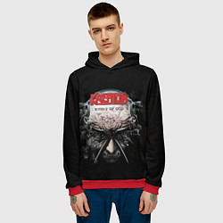 Толстовка-худи мужская Kreator 3, цвет: 3D-красный — фото 2