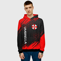 Толстовка-худи мужская UMBRELLA CORP, цвет: 3D-черный — фото 2