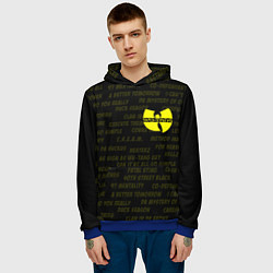 Толстовка-худи мужская WU-TANG CLAN, цвет: 3D-синий — фото 2