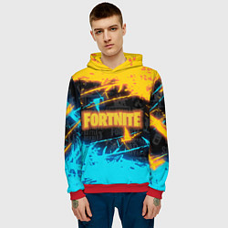 Толстовка-худи мужская FORTNITE, цвет: 3D-красный — фото 2