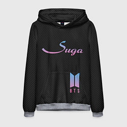 Толстовка-худи мужская BTS Suga, цвет: 3D-меланж