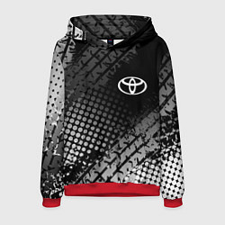 Толстовка-худи мужская Toyota, цвет: 3D-красный