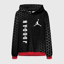 Толстовка-худи мужская MICHAEL JORDAN AIR, цвет: 3D-красный