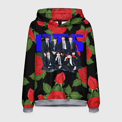 Мужская толстовка BTS Roses Black