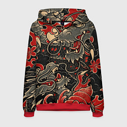 Мужская толстовка Dsquared tatoo DRAGON