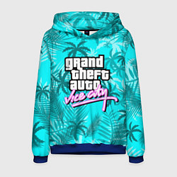 Толстовка-худи мужская GTA VICE CITY, цвет: 3D-синий
