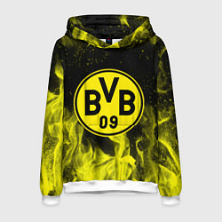 Толстовка-худи мужская BORUSSIA, цвет: 3D-белый