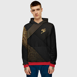 Толстовка-худи мужская Fairy Tail, цвет: 3D-красный — фото 2