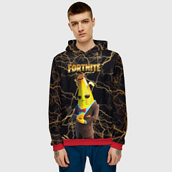 Толстовка-худи мужская Peely Fortnite, цвет: 3D-красный — фото 2