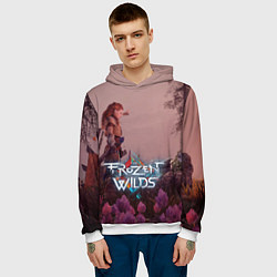 Толстовка-худи мужская HORIZON ZERO DAWN, цвет: 3D-белый — фото 2