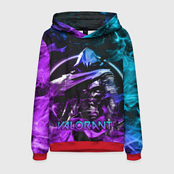 Толстовка-худи мужская VALORANT OMEN, цвет: 3D-красный