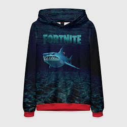 Толстовка-худи мужская Loot Shark Fortnite, цвет: 3D-красный