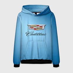 Толстовка-худи мужская Cadillac, цвет: 3D-черный