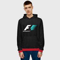 Толстовка-худи мужская Formula 1, цвет: 3D-красный — фото 2