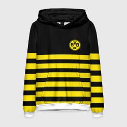 Толстовка-худи мужская BORUSSIA, цвет: 3D-белый
