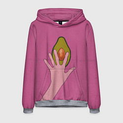 Толстовка-худи мужская Avocado, цвет: 3D-меланж