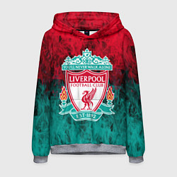 Толстовка-худи мужская LIVERPOOL, цвет: 3D-меланж