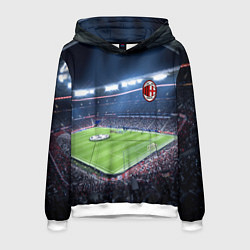 Толстовка-худи мужская FC MILAN, цвет: 3D-белый