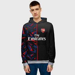 Толстовка-худи мужская ARSENAL UNIFORM 2020, цвет: 3D-меланж — фото 2