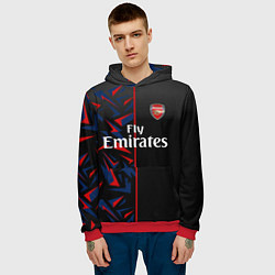 Толстовка-худи мужская ARSENAL UNIFORM 2020, цвет: 3D-красный — фото 2