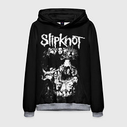 Толстовка-худи мужская Slipknot, цвет: 3D-меланж