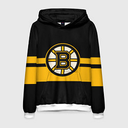 Толстовка-худи мужская BOSTON BRUINS NHL, цвет: 3D-белый