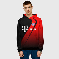 Толстовка-худи мужская FC Bayern Munchen Форма, цвет: 3D-черный — фото 2