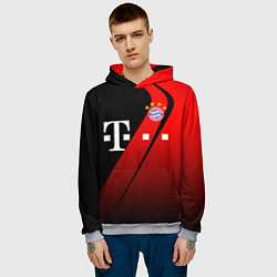 Толстовка-худи мужская FC Bayern Munchen Форма, цвет: 3D-меланж — фото 2