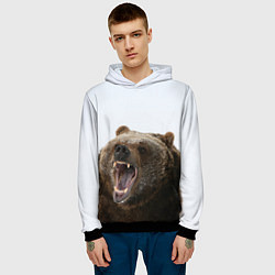 Толстовка-худи мужская Bear, цвет: 3D-черный — фото 2