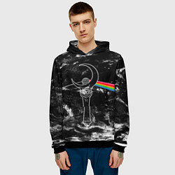 Толстовка-худи мужская Dark Side of the Moon Stick, цвет: 3D-черный — фото 2