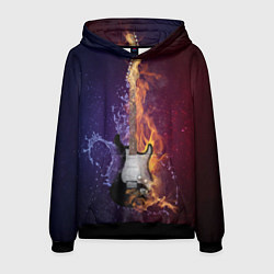 Мужская толстовка Гитара огня
