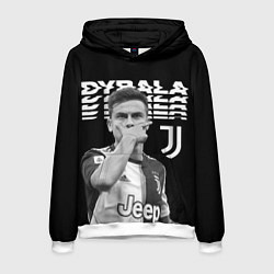 Толстовка-худи мужская Paulo Dybala, цвет: 3D-белый