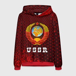 Толстовка-худи мужская USSR СССР, цвет: 3D-красный