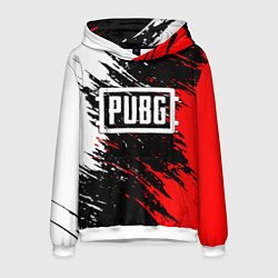 Толстовка-худи мужская PUBG, цвет: 3D-белый