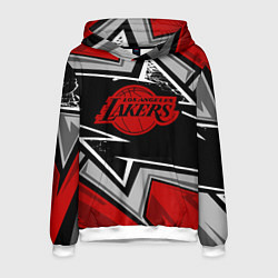 Толстовка-худи мужская LA LAKERS RED, цвет: 3D-белый