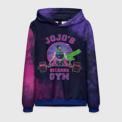 Толстовка-худи мужская JoJo’s Bizarre Adventure Gym, цвет: 3D-синий